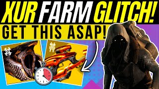 The XUR FARM GLITCH Returns NEW Weapons Armor Inventory amp Trials Location November 6th Destiny 2 [upl. by Aderf]