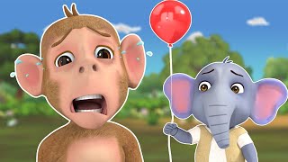 Bandar Mama Ro Raha Tha  Ek Mota Hathi  Hindi Nursery Rhymes  Zappy Toons [upl. by Aekahs]