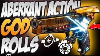 Here Is The Best Way To Get New Aberrant Action Side Arm God Roll In Destiny 2 [upl. by Axela]