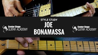 Joe Bonamassa Style Guitar Lesson  Descending Pentatonic Minor [upl. by Romilda]