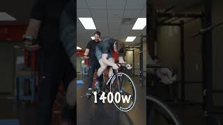 Hitting big power on the stationary trainer cycling asmr [upl. by Richmal463]