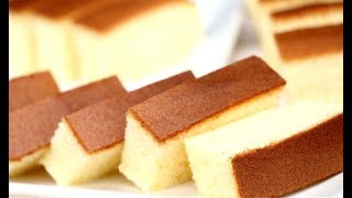 How To Make Cotton Soft Sponge Cake  Castella Cake Recipe [upl. by Efioa]