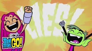 Learning to Lie  Teen Titans Go  Cartoon Network [upl. by Nehgem432]