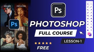 Lesson 1 Photoshop Complete Tutorial [upl. by Joaquin]