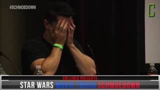 Sam Witwer Chokes in Star Wars Trivia Schmoedown [upl. by Nojram]