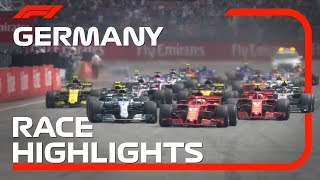 2018 German Grand Prix Race Highlights [upl. by Kery]