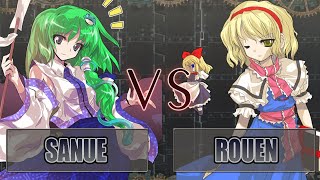 Hisoutensoku Sanue Sanae vs Rouen Alice FT3  High Level Gameplay [upl. by Nlocnil306]