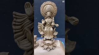 How to Make a Small Lakshmi Idol with Clay  Complete Process Maa lokkhi video Loki I doll making [upl. by Kumagai]