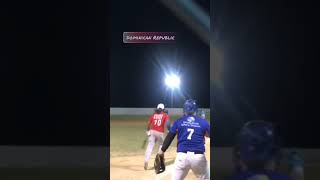 Base ball  Dominican Republic baseball dominicanrepublic worldcup2024 caribbeancountry travel [upl. by Yelram]