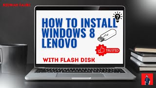 How To Install Windows 81 Laptop Lenovo With FlashDisk RUFUS [upl. by Llebiram939]