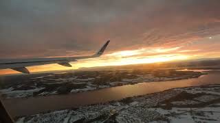 SAS A320NEO Departing Åre Östersund Sweden [upl. by Noira]