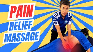 Sports Massage Techniques for Lower Back Pain Relief [upl. by Neirb]