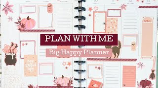 PLAN WITH ME  BIG HAPPY PLANNER  Oct 7132024 [upl. by Consuela]