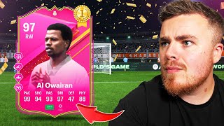 Im the 1ST in the WORLD to have this 97 FUTTIES Al Owairan card in FC 24 [upl. by Ecirad]