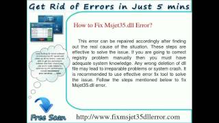 Solution To Fix msjet35dll Error [upl. by Fusco507]