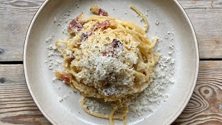 LA VRAIE RECETTE DES CARBONARA 🤌🏻🇮🇹 shorts [upl. by Cherin]