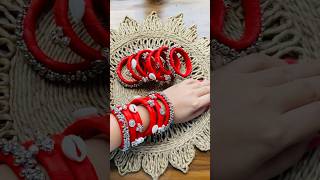 Red Bangles is ♥️ diy jewellerymaking handmadejewelery jewellerymaking bangles [upl. by Ragnar]