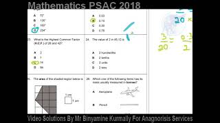 Question 24 PSAC 2018 [upl. by Haskel115]