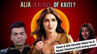 How KRITI SANON Became Alia Bhatts Biggest competition in Bollywood  Karan Secretly Hates Her [upl. by Arondell]