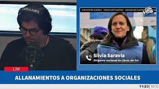 Silvia Saravia quotEl Gobierno está facilitando a que el narcotráfico avance en los barriosquot [upl. by Hannover50]