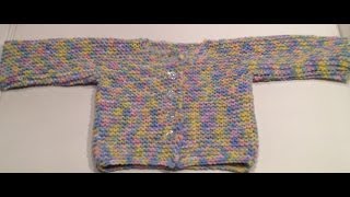 MAGLIA TUTORIAL COME FARE UN CARDIGAN DA BAMBINOA parte 2 di 2 [upl. by Viridis]