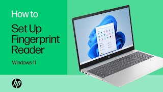 How to set up a fingerprint reader in Windows 11  HP Notebooks  HP Support [upl. by Adnahc92]