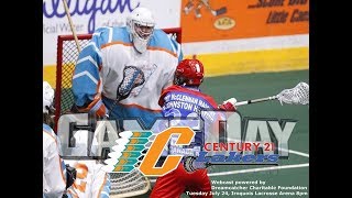 MSL regular season  Six Nations Chiefs vs Peterborough Lakers  July 24 2018 [upl. by Eihpos]