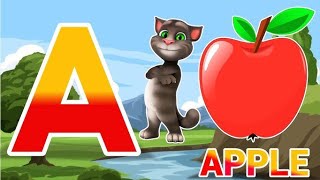 Phonics Song with TWO Words A For Apple ABC Alphabet Songs with Sounds for ChildrenKidsNiche [upl. by Ardnekal]