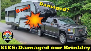 Vlog We Damaged Our Brinkley Z 3400  S1E6 rvlife brinkley z3400 [upl. by Oirramaj]