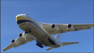 GRAVAMOS O POUSO DO GIGANTESCO ANTONOV NO MEIO DA GALERA  QUE FOI AO DELÃRIO  EM CAMPINAS [upl. by Ahdar]