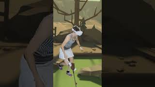 Walkabout Mini golf gameplay using the HelloReal ProSwing Golf VR handles for Quest 2 [upl. by Eiramnna]