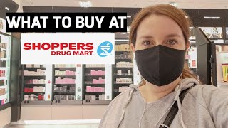 WHAT TO BUY AT SHOPPERS DRUG MART CANADA SHOPPING TOUR LOYALTY CARD INFORMATION [upl. by Barbey]