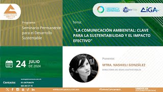 La comunicación ambiental clave para la sustentabilidad y el impacto efectivo [upl. by Iddo879]