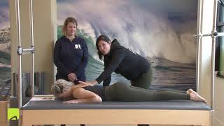 Thoracic Extension Pilates Exercise  NEU Pilates [upl. by Loomis635]