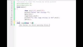 program to copy the string by using pointer in c  copy string by using pointer in c [upl. by Gebhardt]