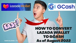 EASY WAY TO CONVERT LAZADA WALLET TO GCASH  TRANSFER LAZADA WALLET TO GCASH  SHARETREATS [upl. by Kingston]