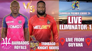 LIVE CARIBBEAN PREMIER LEAGUE 2024  LIVE ELIMINATOR 1 BARBADOS ROYALS VS TRINBAGO KNIGHT RIDERS [upl. by Boni]