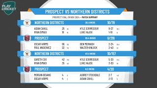 Prospect v Northern Districts Day 2 [upl. by Nuoras]