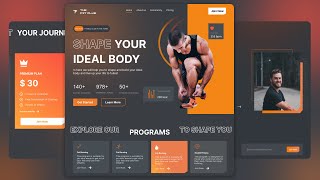 React Responsive Gym Website Tutorial Using ReactJs  React js Projects for Beginners  Deploy [upl. by Virginia]