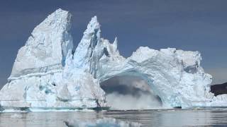 iceberg crashing in Diskobay Greenland [upl. by Cynth]