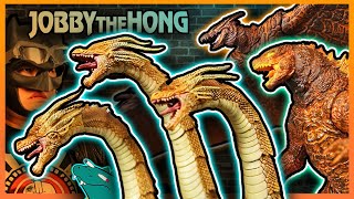 Hiya Toys Godzilla  KING GHIDORAH  Rodan TRIPLE REVIEW [upl. by Notlek]