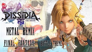 Final Fantasy IX  Battle Theme Metal Remix Instrumental Guitar Cover [upl. by Cyma]