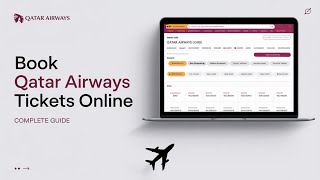 Master the Art How to Book Qatar Airways Flight Tickets Online Like a Pro [upl. by Ael]