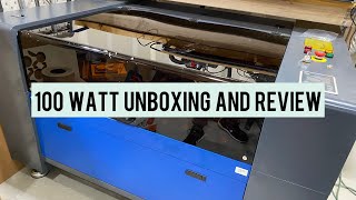 100 Watt OMtech Laser Unboxing and Review [upl. by Sirdi845]