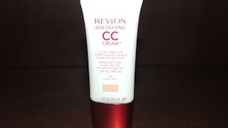 Revlon Age Defying CC Cream Review  Demo [upl. by Kendricks644]