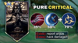 GLOBAL ARGUS ABUSE THIS PURE CRITICAL DAMAGE BUILD no antiheal vs enemy healer [upl. by Sylram]