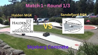 Norwegian Minigolf League 2024  Round 13  Match 1 [upl. by Nynnahs]