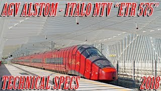 L AGV e gli ETR 575 Italo di NTV [upl. by Vahe]