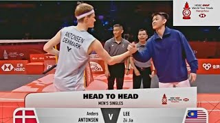 Lee Zii Jia mas vs Anders Antonsen den  HSBC BWF World Tour Finals 2024 [upl. by Chee]