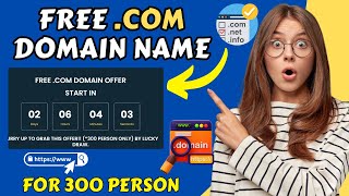 Free com domain 2024  Free Domain Name  Get Free Domain For Website Free Domain and hosting [upl. by Alleyne]